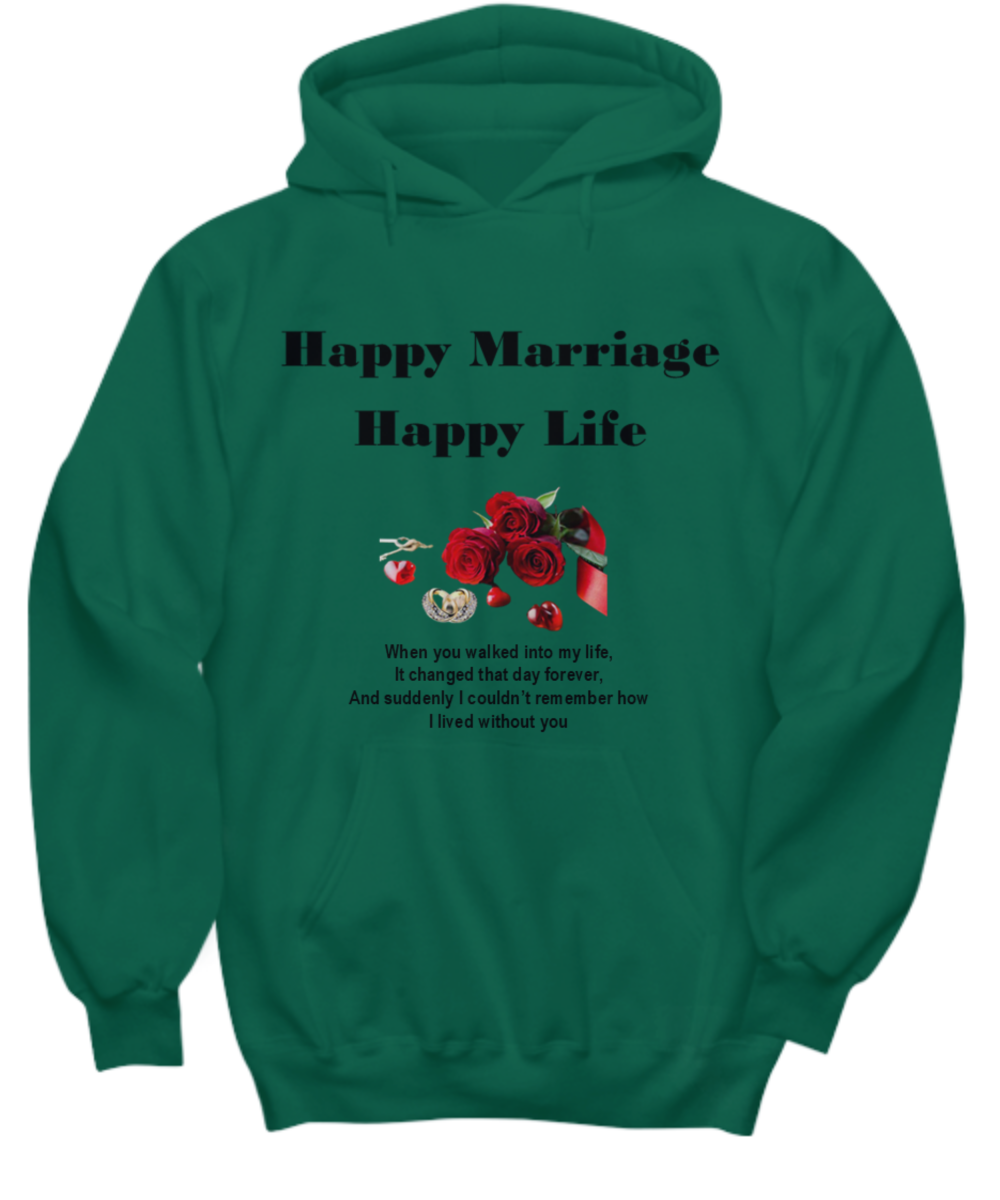 Happy Marriage Happy Life Unisex T-shirts