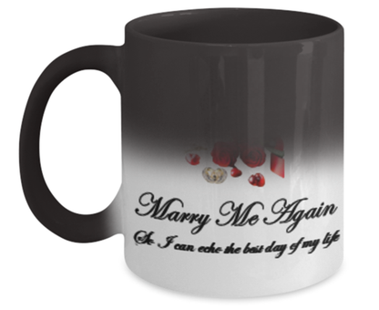 Marry Me Again Color Changing Mug